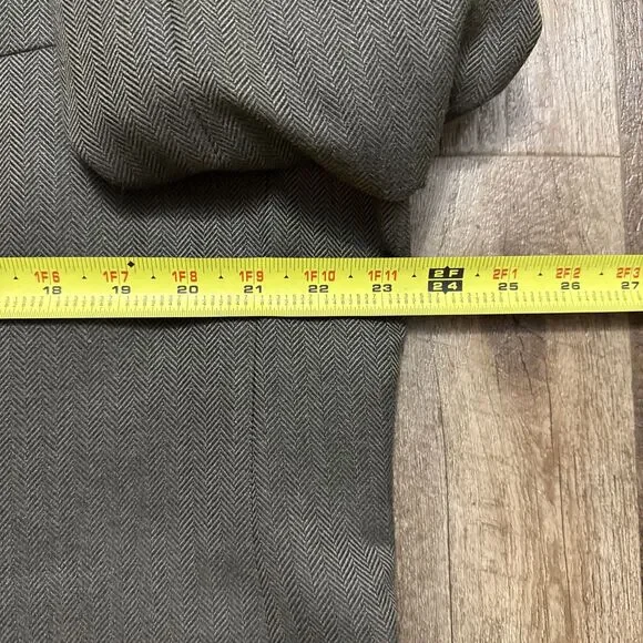 Ralph Lauren Herringbone Equestrian Blazer Sport Coat W/Elbow Patches Size 46R - Picture 8 of 16